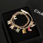 Dainty Faux Pearl Link Chain Bracelet Wedding Party Gift (576)