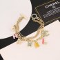 Dainty Faux Pearl Link Chain Bracelet Wedding Party Gift (576)