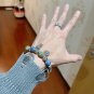 Dainty Faux Pearl Link Chain Bracelet Wedding Party Gift (562)