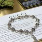 Dainty Faux Pearl Link Chain Bracelet Wedding Party Gift (583)