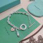 Dainty Faux Pearl Link Chain Bracelet Wedding Party Gift (587)