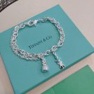 Dainty Faux Pearl Link Chain Bracelet Wedding Party Gift (589)