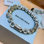 Dainty Faux Pearl Link Chain Bracelet Wedding Party Gift (595)