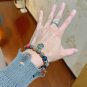 Dainty Faux Pearl Link Chain Bracelet Wedding Party Gift (596)