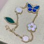 Dainty Faux Pearl Link Chain Bracelet Wedding Party Gift (603)