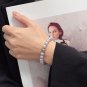 Dainty Faux Pearl Link Chain Bracelet Wedding Party Gift (606)