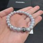 Dainty Faux Pearl Link Chain Bracelet Wedding Party Gift (606)