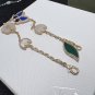 Dainty Faux Pearl Link Chain Bracelet Wedding Party Gift (607)