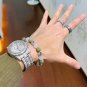 Dainty Faux Pearl Link Chain Bracelet Wedding Party Gift (628)