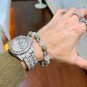 Dainty Faux Pearl Link Chain Bracelet Wedding Party Gift (628)
