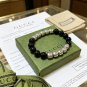 Dainty Faux Pearl Link Chain Bracelet Wedding Party Gift (629)