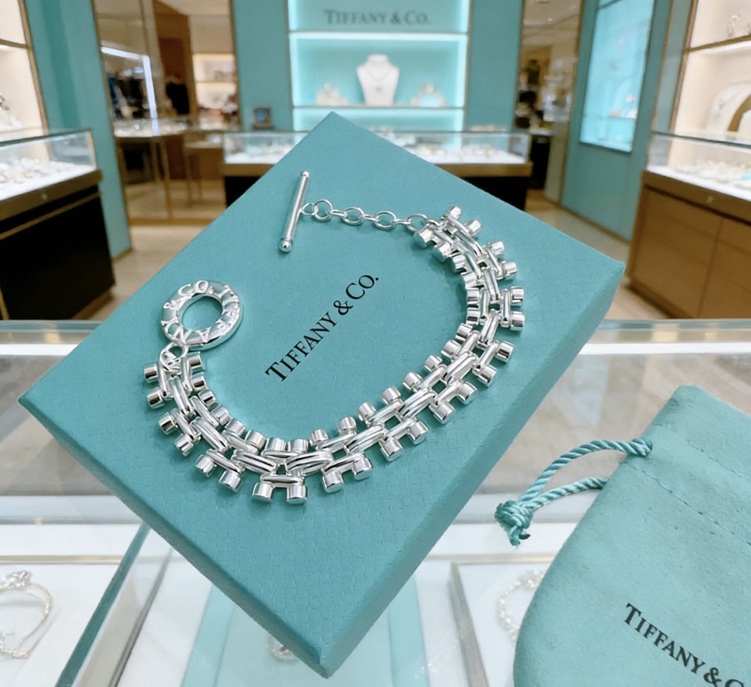 Dainty Faux Pearl Link Chain Bracelet Wedding Party Gift (638)