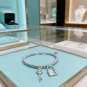 Dainty Faux Pearl Link Chain Bracelet Wedding Party Gift (640)