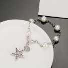 Dainty Faux Pearl Link Chain Bracelet Wedding Party Gift (647)