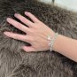 Dainty Faux Pearl Link Chain Bracelet Wedding Party Gift (650)