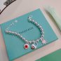 Dainty Faux Pearl Link Chain Bracelet Wedding Party Gift (651)