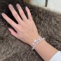 Dainty Faux Pearl Link Chain Bracelet Wedding Party Gift (651)