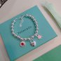 Dainty Faux Pearl Link Chain Bracelet Wedding Party Gift (651)