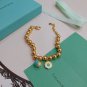 Dainty Faux Pearl Link Chain Bracelet Wedding Party Gift (653)