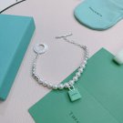 Dainty Faux Pearl Link Chain Bracelet Wedding Party Gift (655)