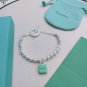 Dainty Faux Pearl Link Chain Bracelet Wedding Party Gift (655)