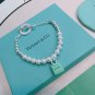 Dainty Faux Pearl Link Chain Bracelet Wedding Party Gift (655)