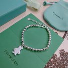Dainty Faux Pearl Link Chain Bracelet Wedding Party Gift (656)
