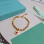 Dainty Faux Pearl Link Chain Bracelet Wedding Party Gift (657)