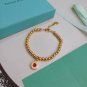 Dainty Faux Pearl Link Chain Bracelet Wedding Party Gift (657)