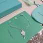 Dainty Faux Pearl Link Chain Bracelet Wedding Party Gift (658)