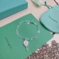 Dainty Faux Pearl Link Chain Bracelet Wedding Party Gift (658)