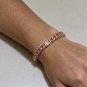 Dainty Faux Pearl Link Chain Bracelet Wedding Party Gift (659)