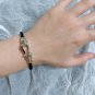 Dainty Faux Pearl Link Chain Bracelet Wedding Party Gift (660)