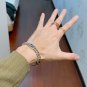 Dainty Faux Pearl Link Chain Bracelet Wedding Party Gift (668)