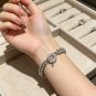 Dainty Faux Pearl Link Chain Bracelet Wedding Party Gift (678)