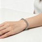Dainty Faux Pearl Link Chain Bracelet Wedding Party Gift (678)