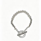 Dainty Faux Pearl Link Chain Bracelet Wedding Party Gift (681)