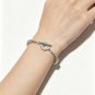 Dainty Faux Pearl Link Chain Bracelet Wedding Party Gift (681)