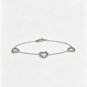Dainty Faux Pearl Link Chain Bracelet Wedding Party Gift (683)