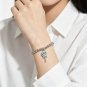 Dainty Faux Pearl Link Chain Bracelet Wedding Party Gift (684)