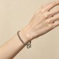 Dainty Faux Pearl Link Chain Bracelet Wedding Party Gift (685)