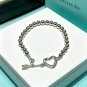 Dainty Faux Pearl Link Chain Bracelet Wedding Party Gift (685)