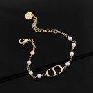 Dainty Faux Pearl Link Chain Bracelet Wedding Party Gift (686)