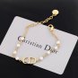 Dainty Faux Pearl Link Chain Bracelet Wedding Party Gift (686)