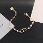Dainty Faux Pearl Link Chain Bracelet Wedding Party Gift (686)