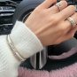 Dainty Faux Pearl Link Chain Bracelet Wedding Party Gift (687)