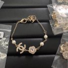 Dainty Faux Pearl Link Chain Bracelet Wedding Party Gift (688)
