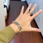 Dainty Faux Pearl Link Chain Bracelet Wedding Party Gift (691)