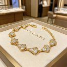 Dainty Faux Pearl Link Chain Bracelet Wedding Party Gift (693)