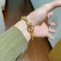 Dainty Faux Pearl Link Chain Bracelet Wedding Party Gift (694)